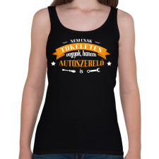 PRINTFASHION Tökéletes autószerelő - Női atléta - Fekete női trikó