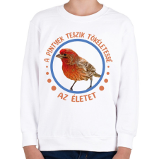 PRINTFASHION Tökéletes élet - Pinty - Gyerek pulóver - Fehér gyerek pulóver, kardigán