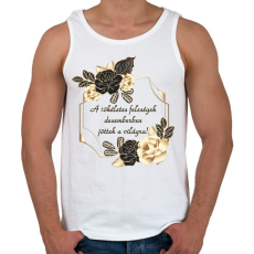 PRINTFASHION Tökéletes feleség szülinapja december  - Férfi atléta - Fehér