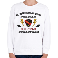 PRINTFASHION Tökéletes férfi - Gyerek pulóver - Fehér gyerek pulóver, kardigán