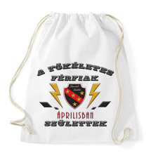 PRINTFASHION Tökéletes férfi március - Sportzsák, Tornazsák - Fehér tornazsák