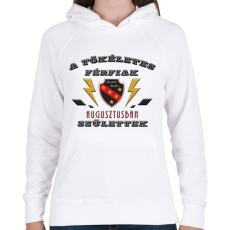 PRINTFASHION Tökéletes férfi - Női kapucnis pulóver - Fehér