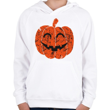 PRINTFASHION Töki - Gyerek kapucnis pulóver - Fehér gyerek pulóver, kardigán