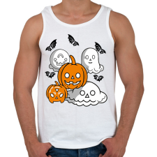 PRINTFASHION Tökös szellemek - Férfi atléta - Fehér atléta, trikó