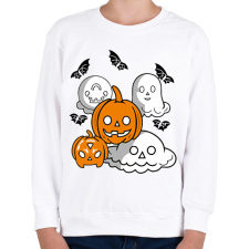 PRINTFASHION Tökös szellemek - Gyerek pulóver - Fehér gyerek pulóver, kardigán
