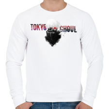 PRINTFASHION Tokyo Ghoul - Férfi pulóver - Fehér férfi pulóver, kardigán