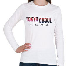PRINTFASHION Tokyo ghoul - Női hosszú ujjú póló - Fehér női póló
