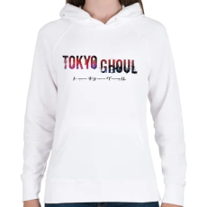 PRINTFASHION Tokyo ghoul - Női kapucnis pulóver - Fehér