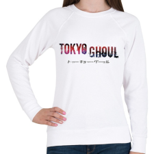 PRINTFASHION Tokyo ghoul - Női pulóver - Fehér női pulóver, kardigán