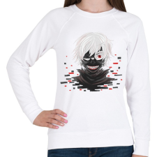 PRINTFASHION Tokyo Ghoul - Női pulóver - Fehér női pulóver, kardigán