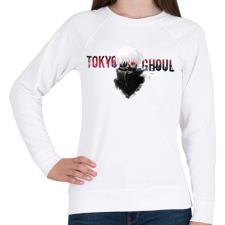 PRINTFASHION Tokyo Ghoul - Női pulóver - Fehér női pulóver, kardigán