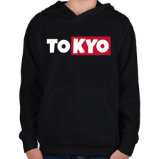 PRINTFASHION TOKYO - Gyerek kapucnis pulóver - Fekete