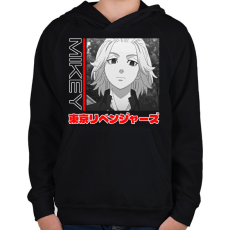 PRINTFASHION Tokyo Revengers Mikey - Gyerek kapucnis pulóver - Fekete