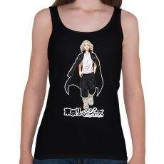 PRINTFASHION Tokyo Revengers - Mikey - Női atléta - Fekete