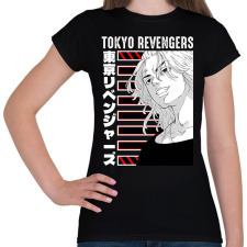 PRINTFASHION Tokyo Revengers - Női póló - Fekete női póló