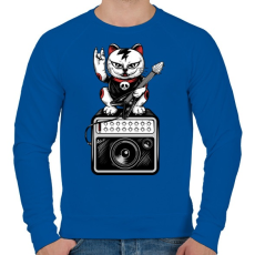 PRINTFASHION Toljuk...  - Férfi pulóver - Királykék