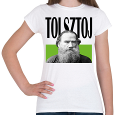 PRINTFASHION Tolsztoj - Önarckép - Női póló - Fehér