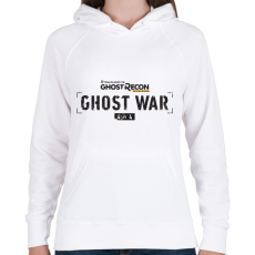 PRINTFASHION Tom Clancy's Ghost Recon WAR - Női kapucnis pulóver - Fehér