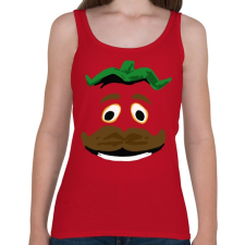 PRINTFASHION Tomatohead - Női atléta - Cseresznyepiros női trikó