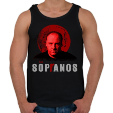 PRINTFASHION TONY SOPRANO-THE SOPRANOS - Férfi atléta - Fekete atléta, trikó