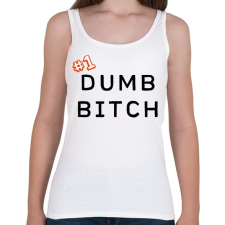 PRINTFASHION Top1 Bolond - Női atléta - Fehér női trikó