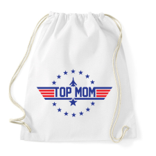 PRINTFASHION Top Mom - Sportzsák, Tornazsák - Fehér tornazsák
