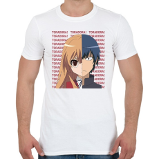 PRINTFASHION Toradora! - Férfi póló - Fehér