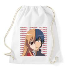 PRINTFASHION Toradora! - Sportzsák, Tornazsák - Fehér tornazsák