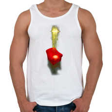 PRINTFASHION Török Edina 01 - Férfi atléta - Fehér