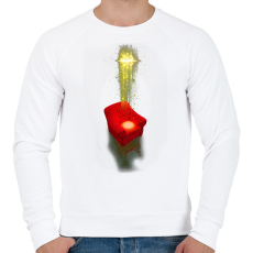 PRINTFASHION Török Edina 01 - Férfi pulóver - Fehér