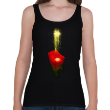 PRINTFASHION Török Edina 01 - Női atléta - Fekete női trikó