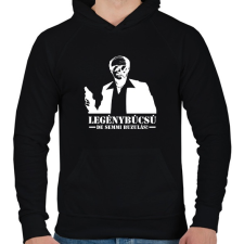 PRINTFASHION torrente legenybucsu  - Férfi kapucnis pulóver - Fekete férfi pulóver, kardigán