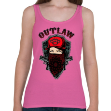 PRINTFASHION Törvényen kívüli - Női atléta - Rózsaszín