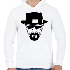 PRINTFASHION Totál szívás - Férfi kapucnis pulóver - Fehér férfi pulóver, kardigán