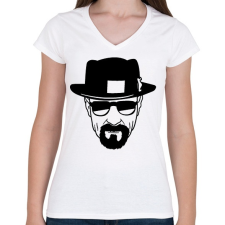 PRINTFASHION Totál szívás - Női V-nyakú póló - Fehér női póló