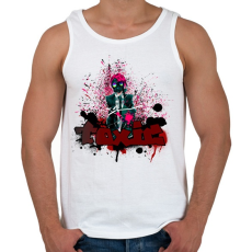 PRINTFASHION toxic - Férfi atléta - Fehér