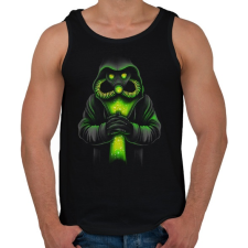 PRINTFASHION Toxicitás - Férfi atléta - Fekete atléta, trikó
