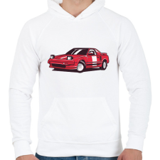 PRINTFASHION Toyota MR2 - Férfi kapucnis pulóver - Fehér férfi pulóver, kardigán