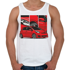 PRINTFASHION Toyota Yaris - Férfi atléta - Fehér atléta, trikó