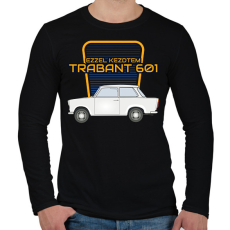PRINTFASHION TRABANT 601 - ezzel kezdtem - Férfi hosszú ujjú póló - Fekete