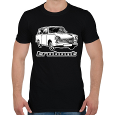 PRINTFASHION trabant - Férfi póló - Fekete