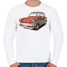 PRINTFASHION Trabant - Férfi pulóver - Fehér