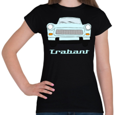 PRINTFASHION Trabant - Női póló - Fekete női póló