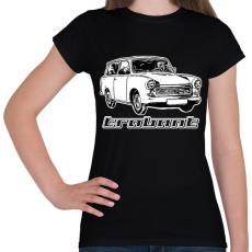 PRINTFASHION trabant - Női póló - Fekete
