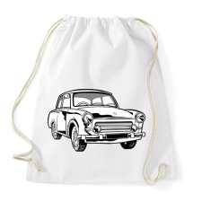PRINTFASHION Trabant - Sportzsák, Tornazsák - Fehér tornazsák