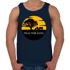 PRINTFASHION TRACTOR KING - Férfi atléta - Sötétkék atléta, trikó