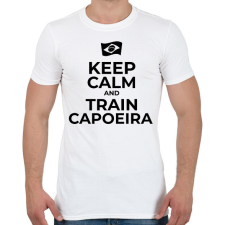 PRINTFASHION TRAIN CAPOEIRA 3 - Férfi póló - Fehér férfi póló