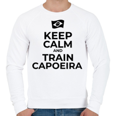 PRINTFASHION TRAIN CAPOEIRA 3 - Férfi pulóver - Fehér