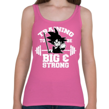 PRINTFASHION Trainging to be be and strong - Női atléta - Rózsaszín női trikó