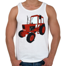 PRINTFASHION Traktor - Férfi atléta - Fehér atléta, trikó